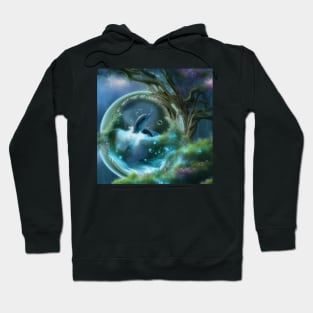 Cute Dolphin in a Bubble the Hearts of the Ocean Hoodie